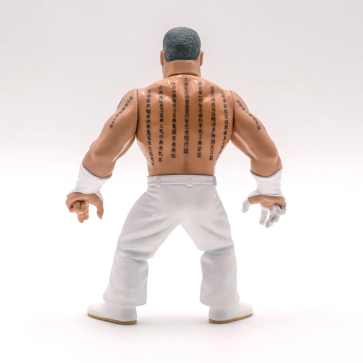 Jinsei Shinzaki action figure by Zombie Sailor’s Toys shown from an alternate angle. - Action Figures - Wrestling