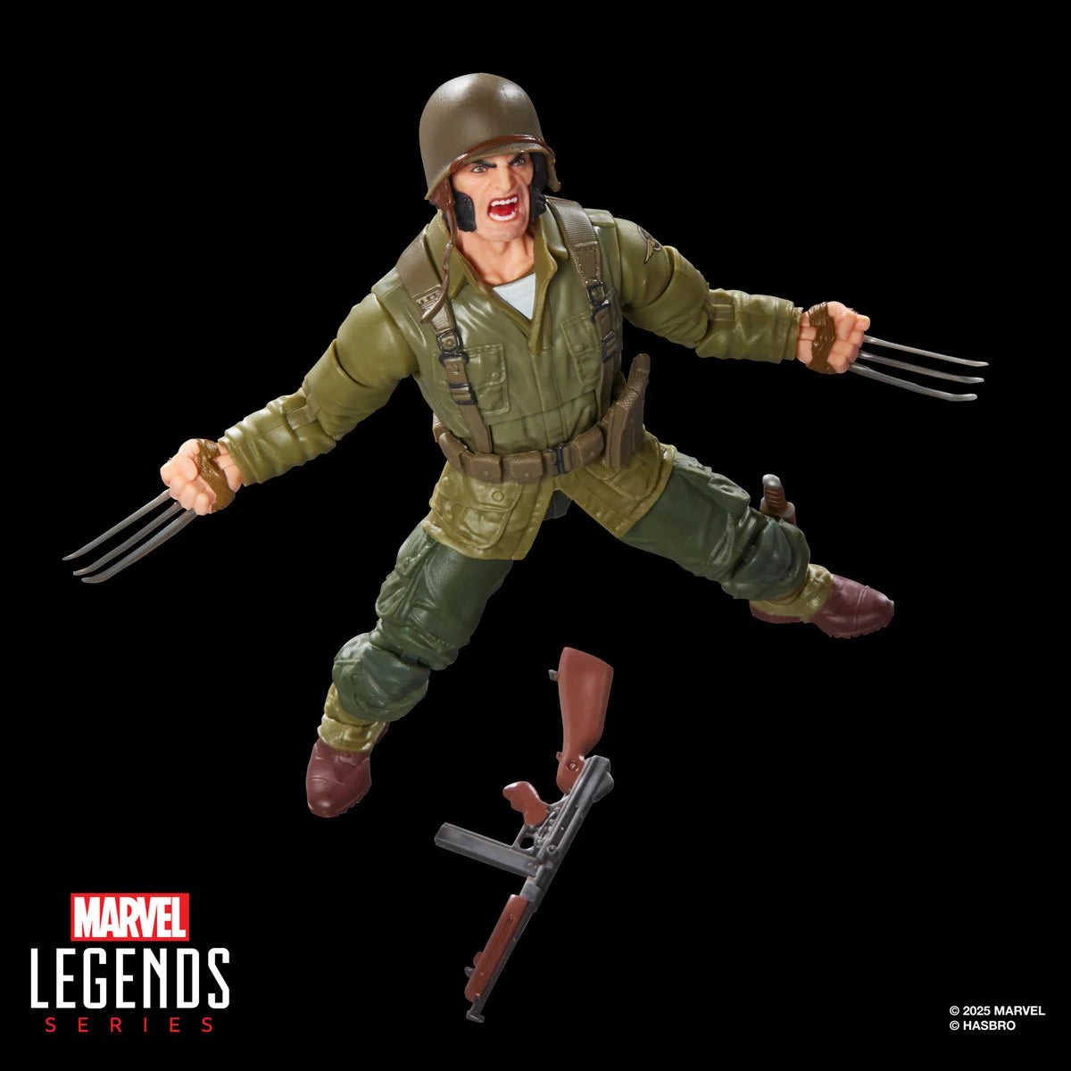 Wolverine (WWII Logan) – Marvel Comics – Hasbro Marvel Legends Figure - Action Figures - Marvel