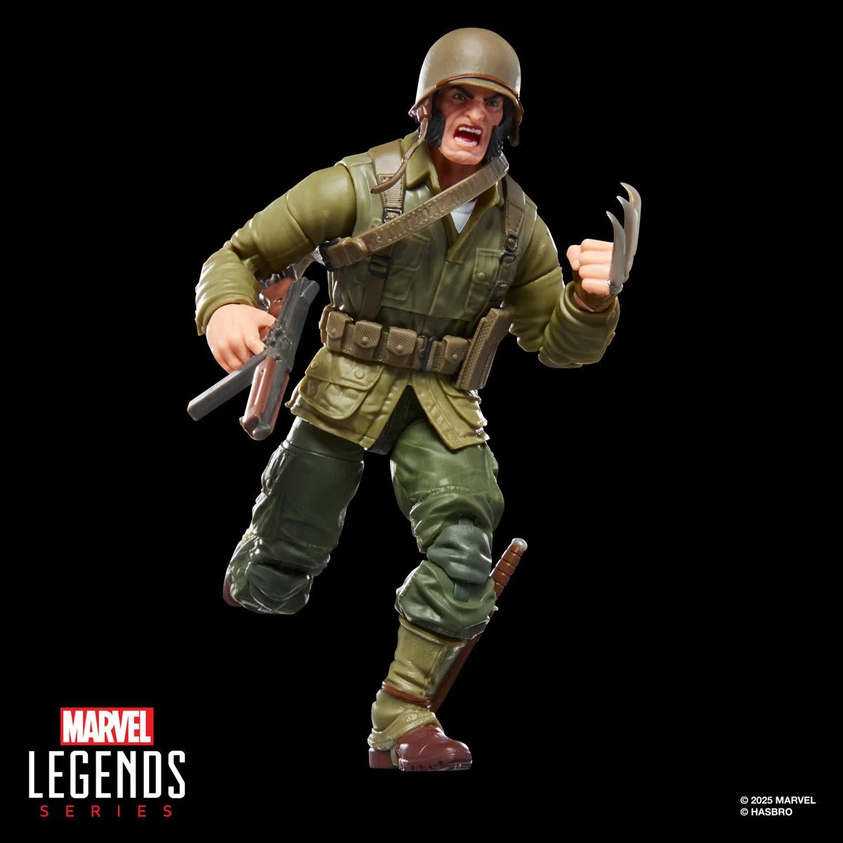 Wolverine (WWII Logan) – Marvel Comics – Hasbro Marvel Legends Figure - Action Figures - Marvel