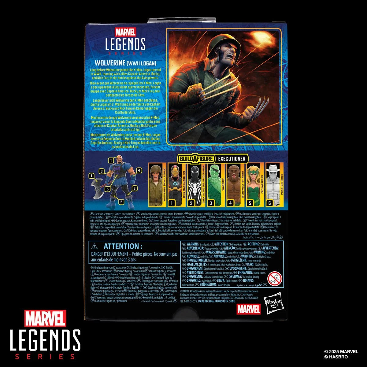 Wolverine (WWII Logan) – Marvel Comics – Hasbro Marvel Legends Figure - Action Figures - Marvel