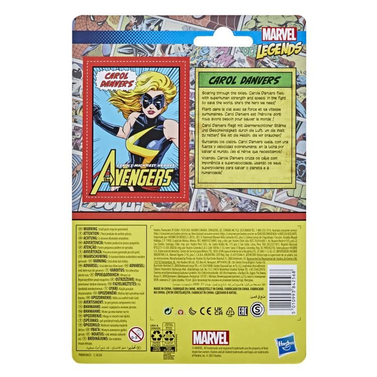 Carol Danvers Marvel Legends Retro Figure | Hasbro Captain Marvel