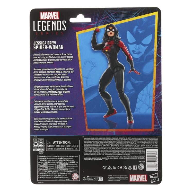 Jessica Drew Spider-Woman Retro Marvel Legends Figure | Hasbro Spider-Man