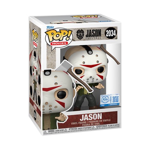 FRIDAY THE 13TH JASON WITH AXE IN HEAD #2034 POP! - Funko - Funko Pops - Common - Movies