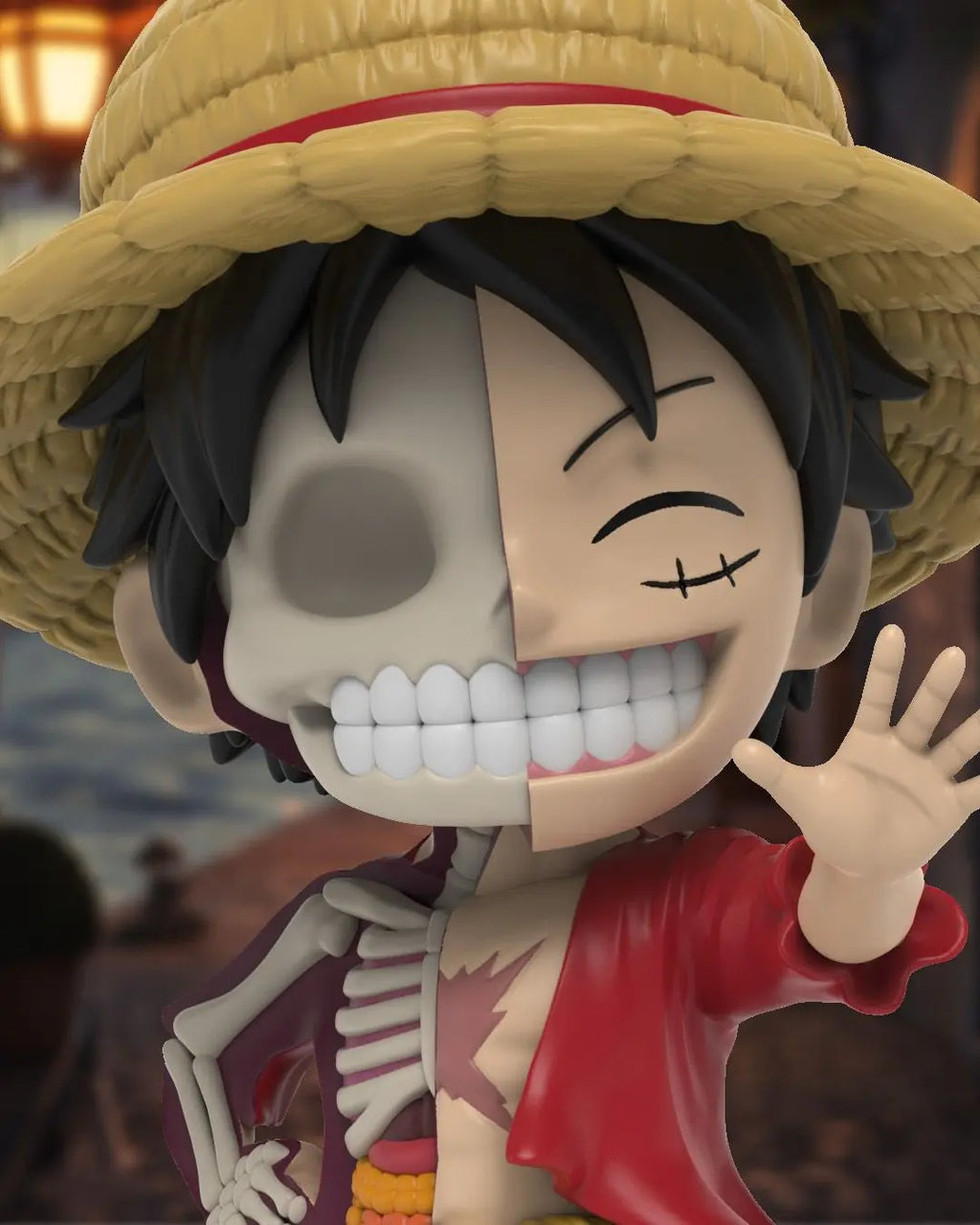 Monkey D. Luffy (Exposed Skeleton) – One Piece – Mighty Jaxx XXRAY Figure