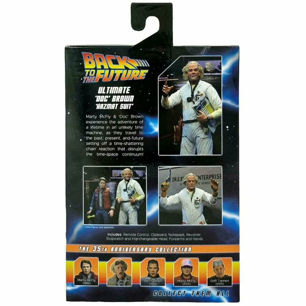 Back to the Future – Ultimate Doc Brown (1985 Radiation Suit) 7-Inch Action Figure by NECA