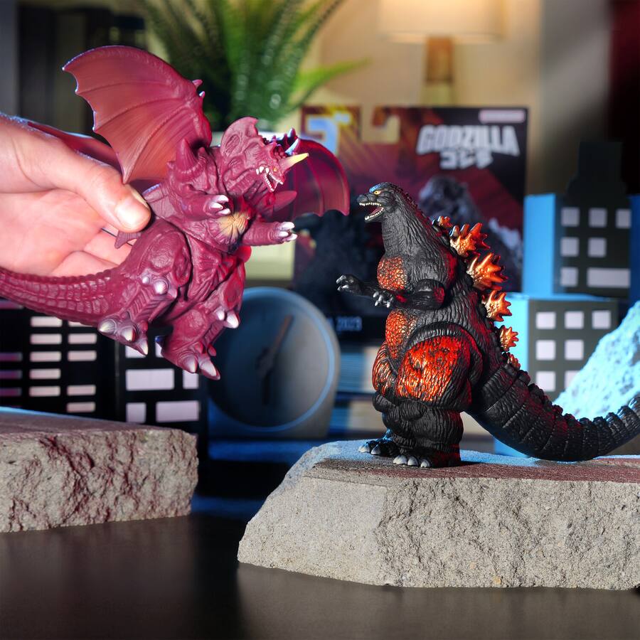 DESTOROYAH GODZILLA BANDAI SOFT VINYL DELUXE KAIJU FIGURE - Action Figures