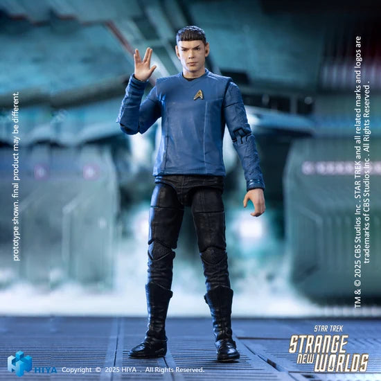 Star Trek: Strange New Worlds Spock Exquisite Mini 1:18 Scale Action Figure - Action Figures - Star Trek