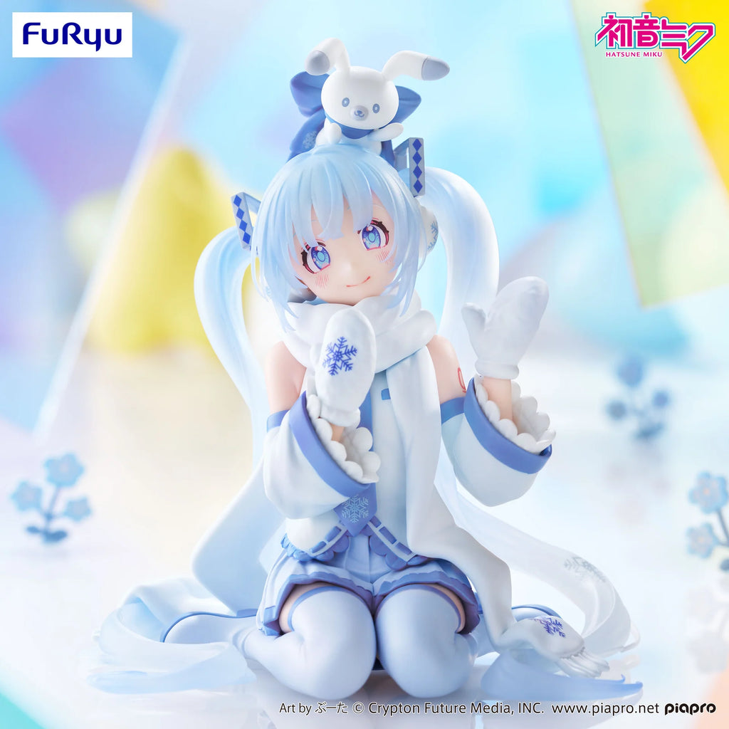 Hatsune Miku Snow Miku Sky Town 10th Version Noodle Stopper Figure