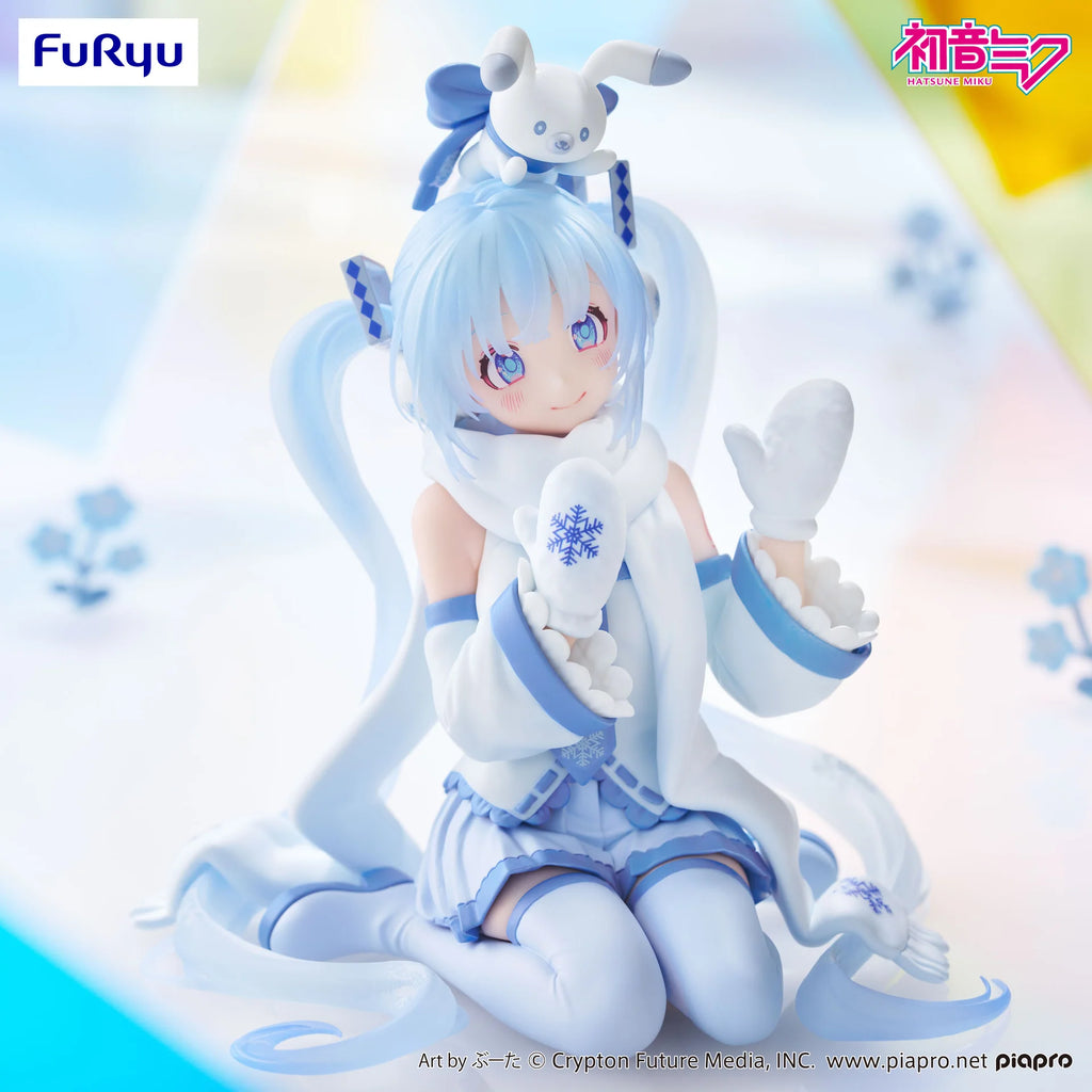 Hatsune Miku Snow Miku Sky Town 10th Version Noodle Stopper Figure