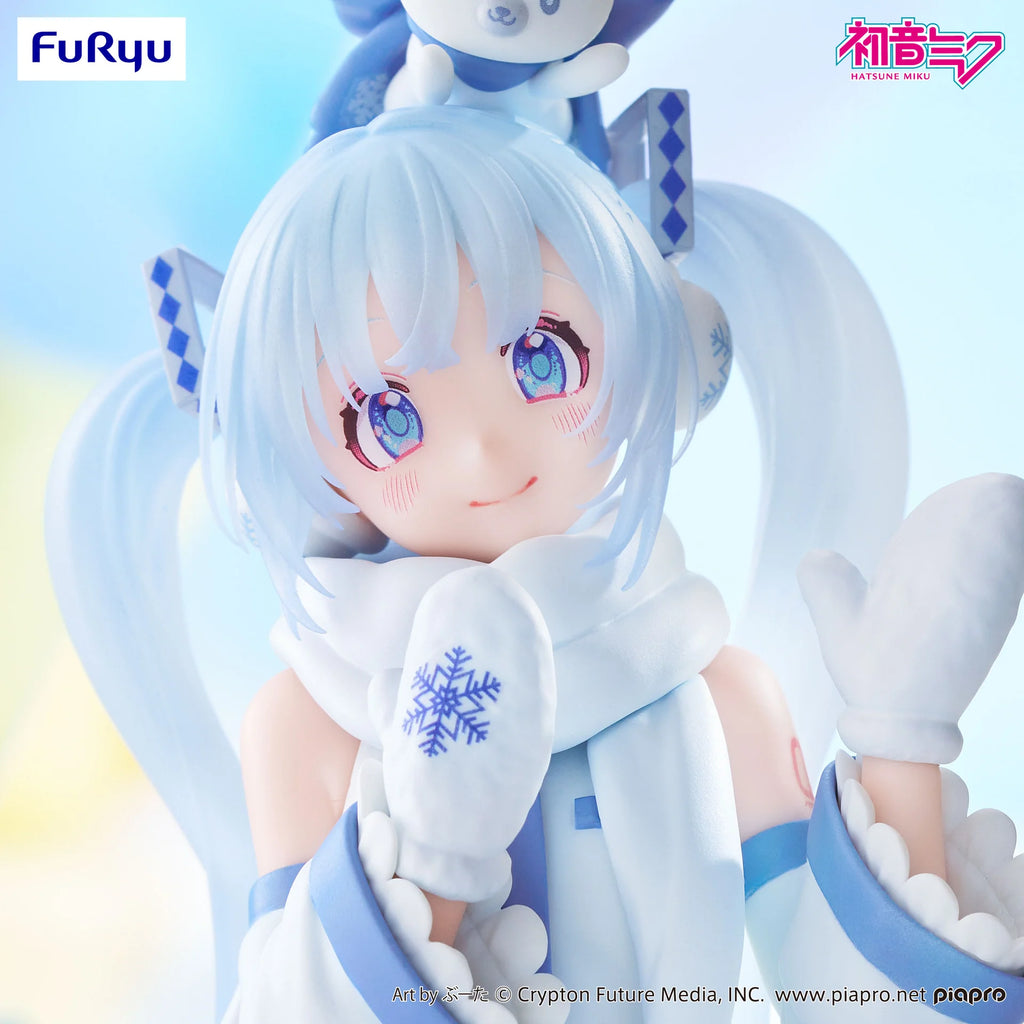Hatsune Miku Snow Miku Sky Town 10th Version Noodle Stopper Figure