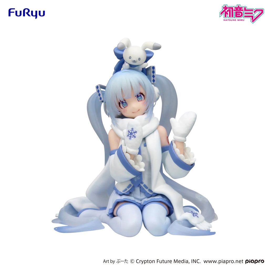Hatsune Miku Snow Miku Sky Town 10th Version Noodle Stopper Figure