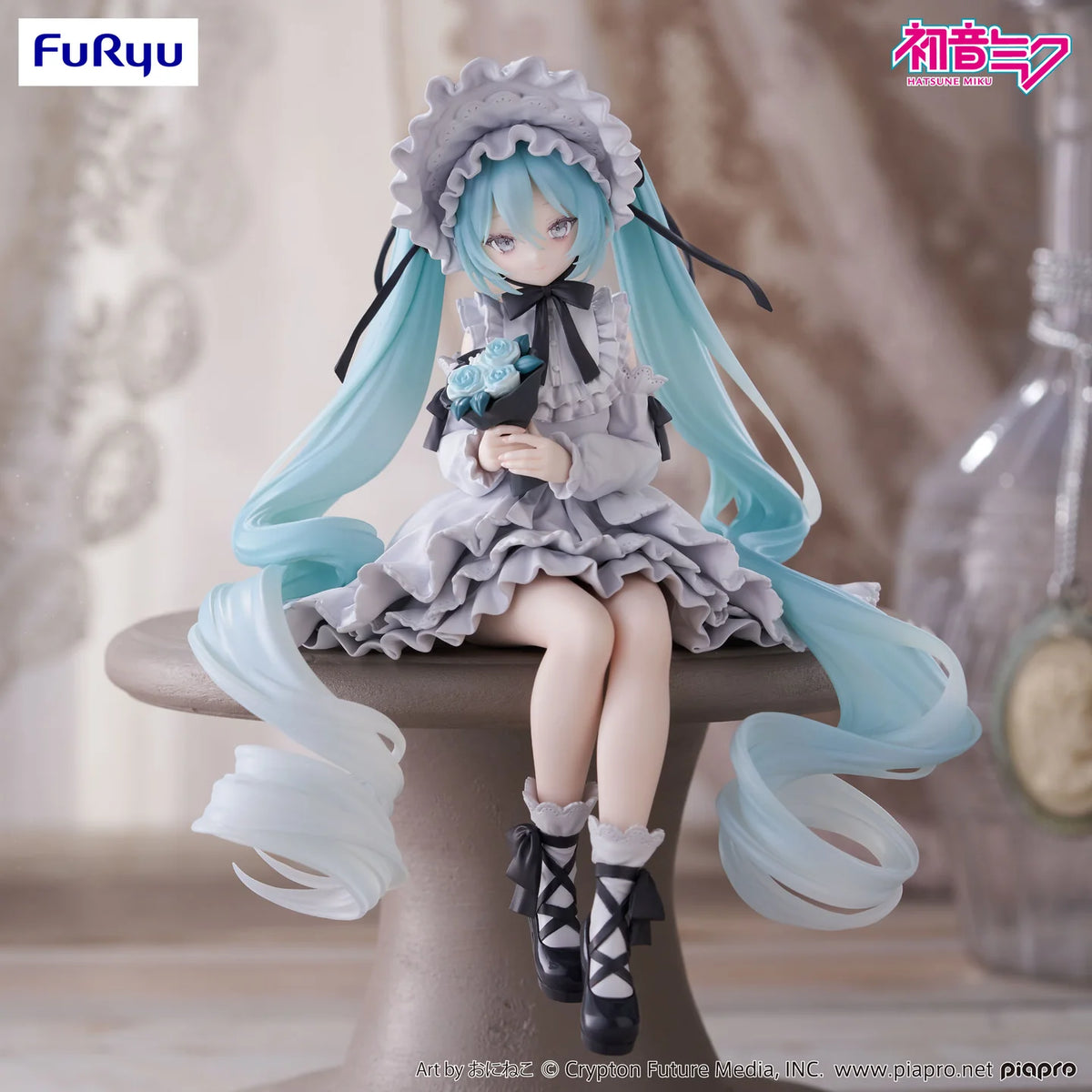 Hatsune Miku – Flower Fairy Clover Noodle Stopper Figure by FuRyu - Action Figures - Anime