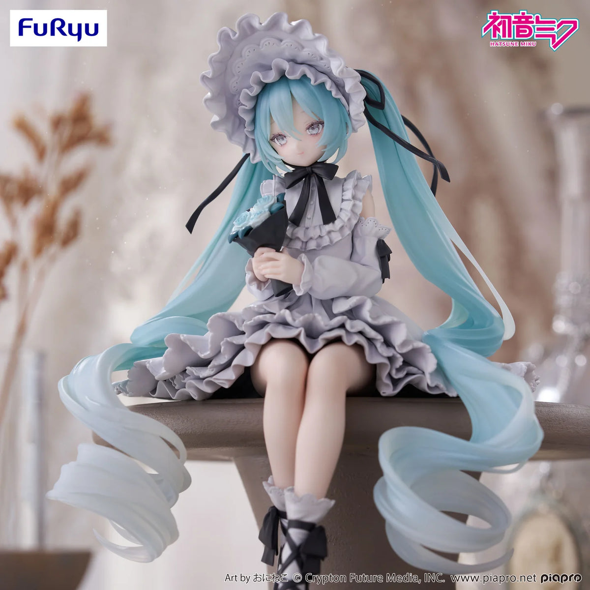 Hatsune Miku – Flower Fairy Clover Noodle Stopper Figure by FuRyu - Action Figures - Anime