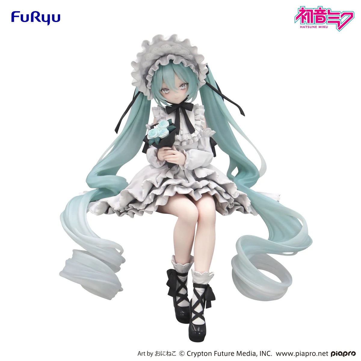 Hatsune Miku – Flower Fairy Clover Noodle Stopper Figure by FuRyu - Action Figures - Anime