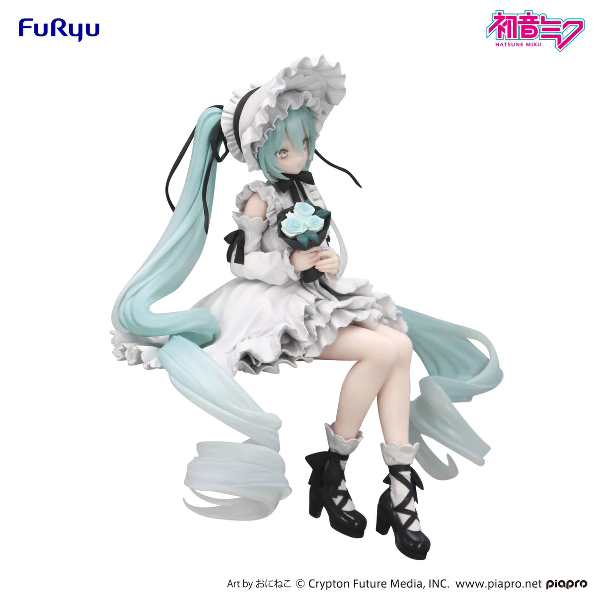 Hatsune Miku – Flower Fairy Clover Noodle Stopper Figure by FuRyu - Action Figures - Anime