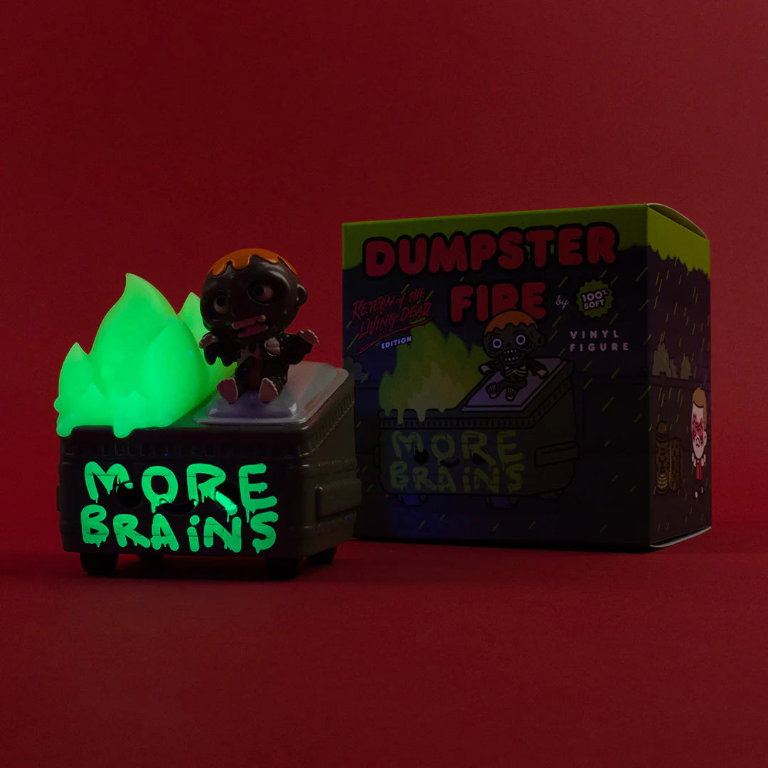 Return of the Living Dead – Tarman Dumpster Fire (Glow-in-the-Dark Edition) – 100% Soft Vinyl Figure