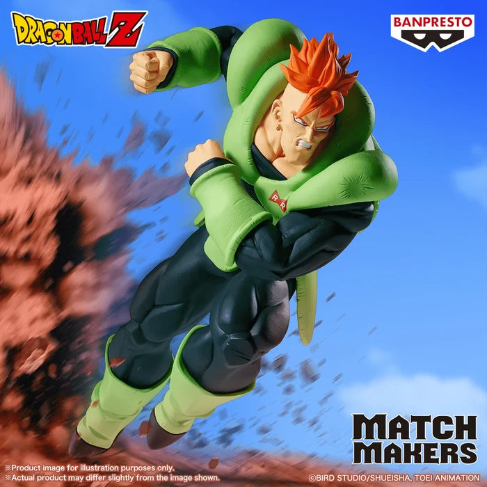 Dragon Ball Z Android 16 Match Makers Figure - Action Figures - Anime - Dragon Ball