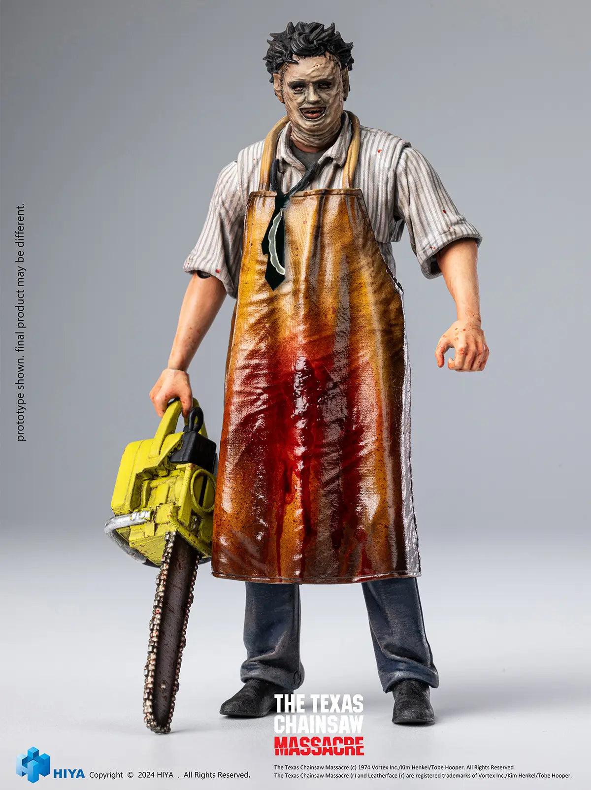TEXAS CHAINSAW MASSACRE LEATHERFACE KILLING MASK HIYA FIGURE - Action Figures - Horror