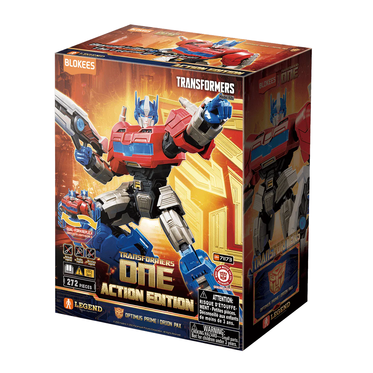 Transformers One – Blokees Action Edition Optimus Prime Model Kit