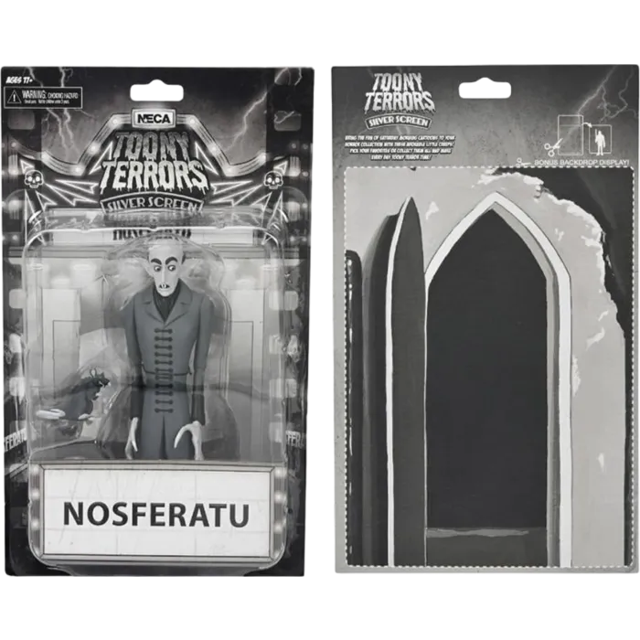 TOONY TERRORS SILVER SCREEN NOSFERATU FIGURE - Action Figures - Horror