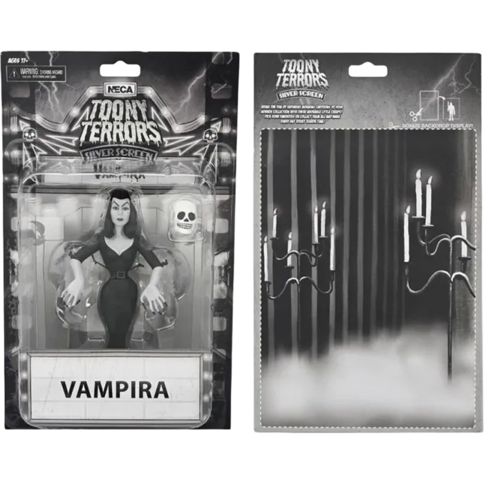 TOONY TERRORS SILVER SCREEN VAMPIRA FIGURE - Action Figures - Horror