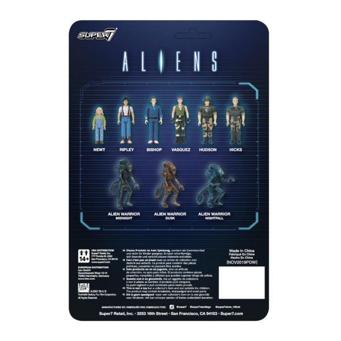 Aliens – Vasquez ReAction Figure by Super7
