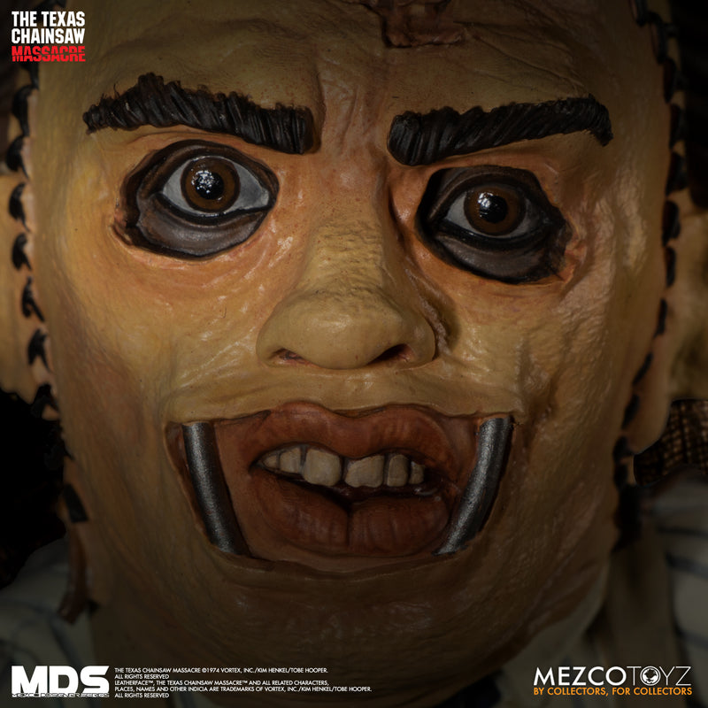 Leatherface (1974) – Texas Chainsaw Massacre MDS Figure by Mezco Toyz