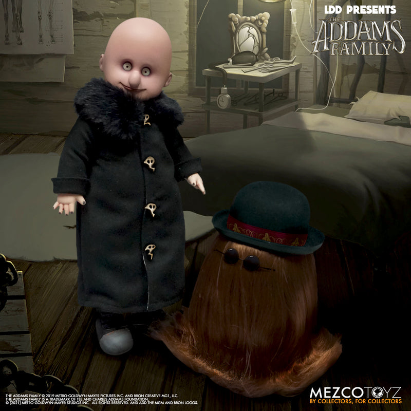 The Addams Family – Uncle Fester & Cousin It Mezco Living Dead Dolls Set