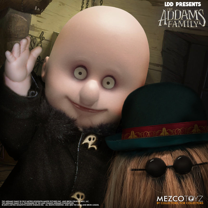 The Addams Family – Uncle Fester & Cousin It Mezco Living Dead Dolls Set