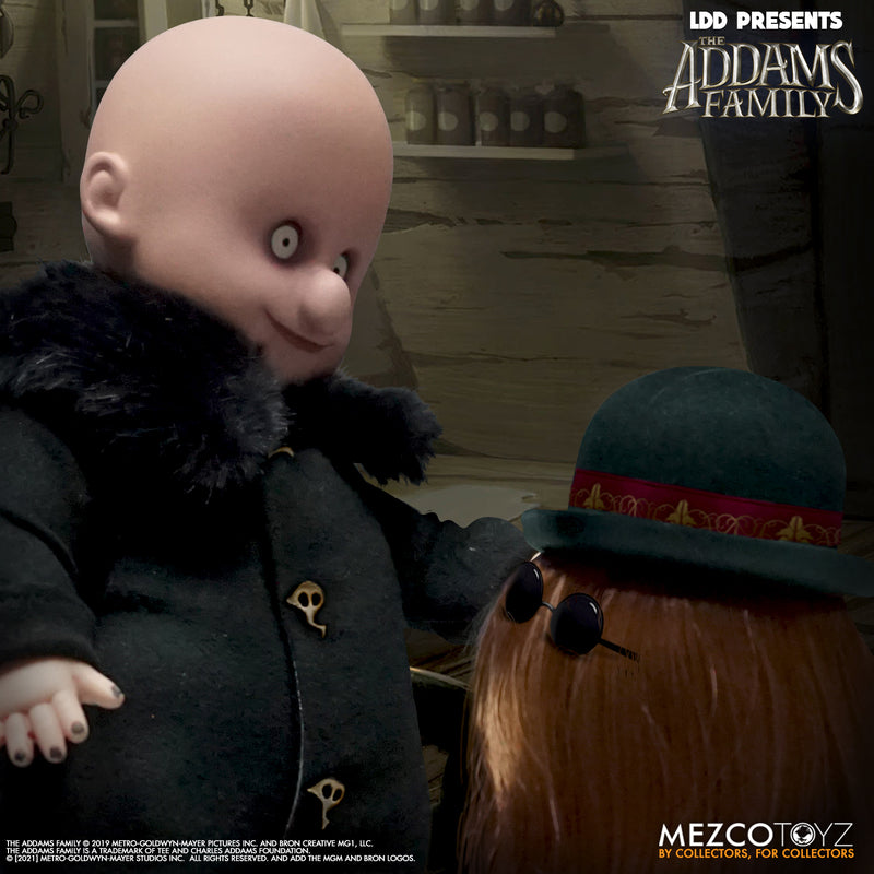 The Addams Family – Uncle Fester & Cousin It Mezco Living Dead Dolls Set
