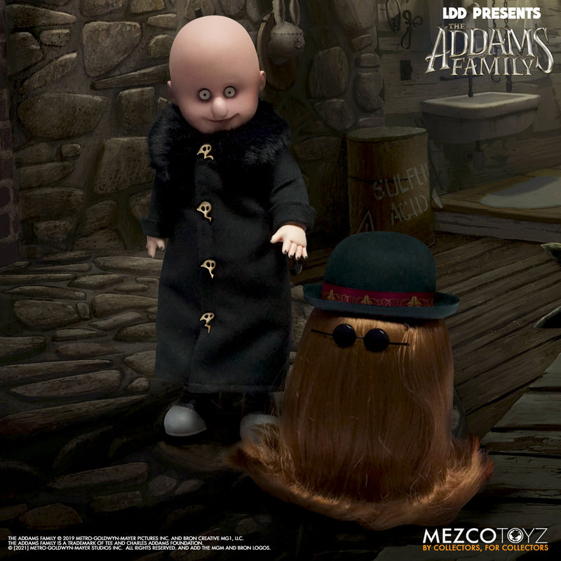 The Addams Family – Uncle Fester & Cousin It Mezco Living Dead Dolls Set