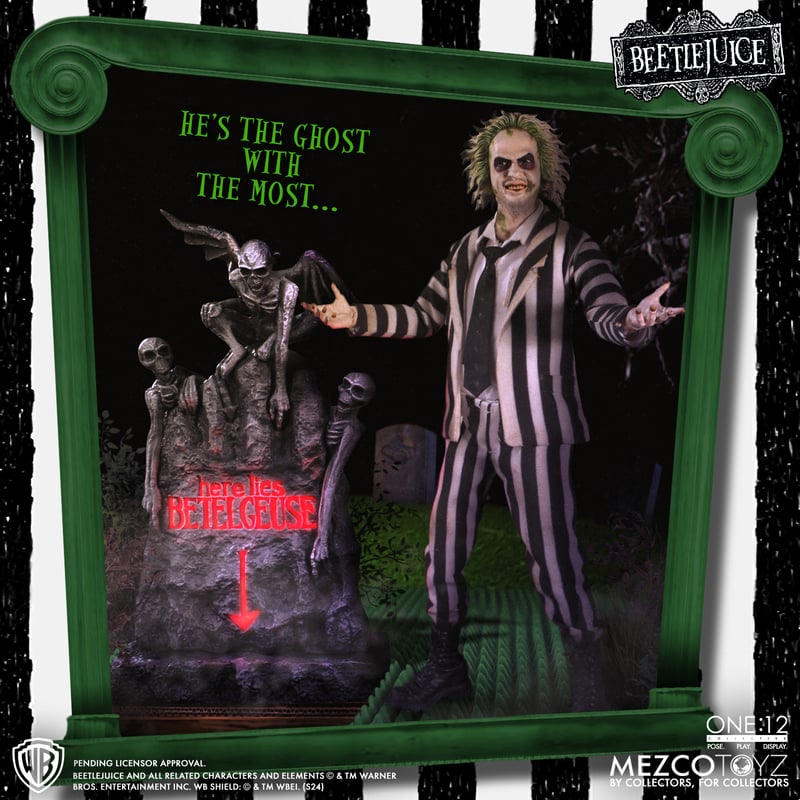 ONE:12 COLLECTIVE BEETLEJUICE DELUXE ACTION FIGURE