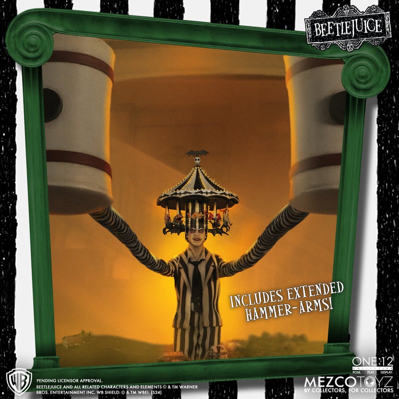 ONE:12 COLLECTIVE BEETLEJUICE DELUXE ACTION FIGURE