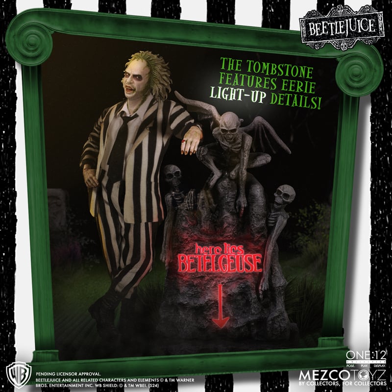 ONE:12 COLLECTIVE BEETLEJUICE DELUXE ACTION FIGURE