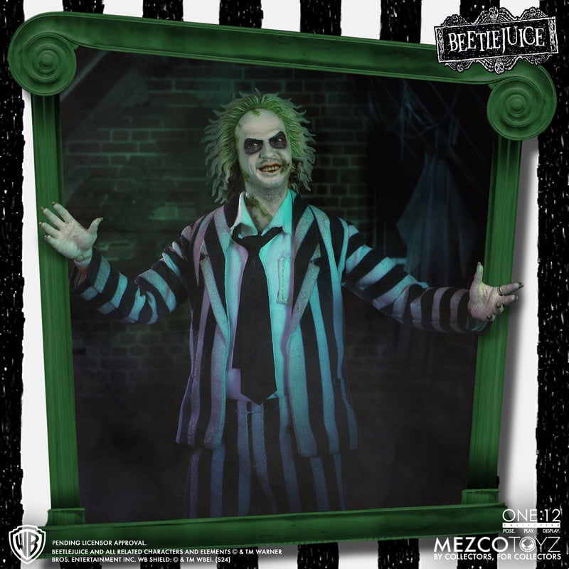 ONE:12 COLLECTIVE BEETLEJUICE DELUXE ACTION FIGURE