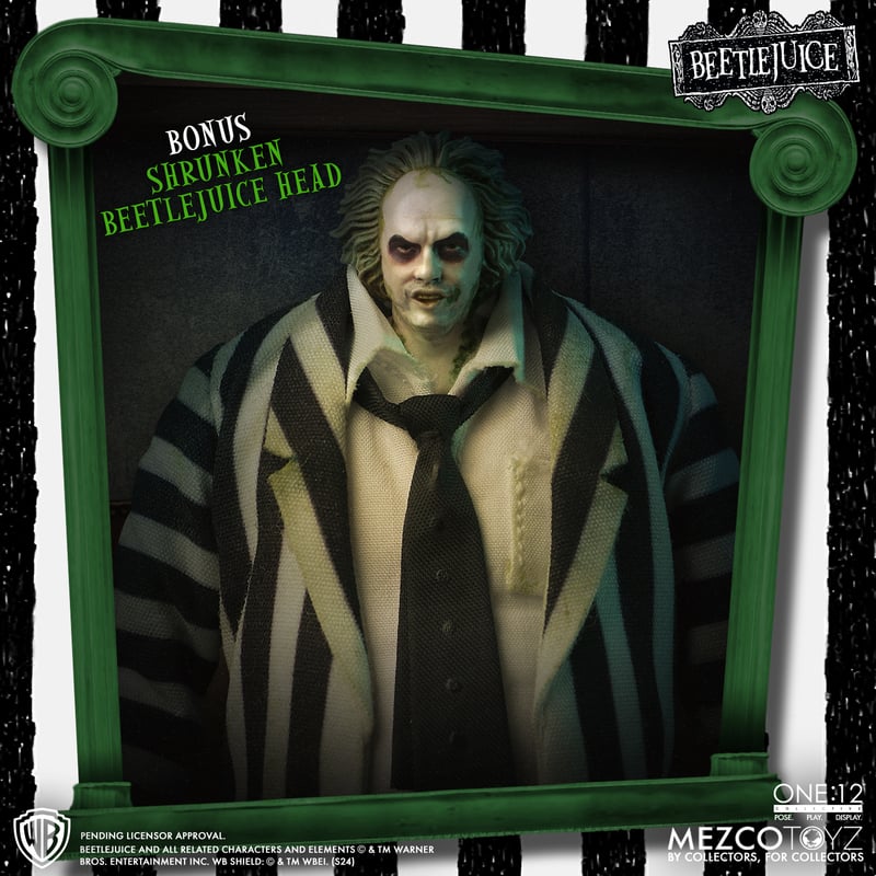 ONE:12 COLLECTIVE BEETLEJUICE DELUXE ACTION FIGURE