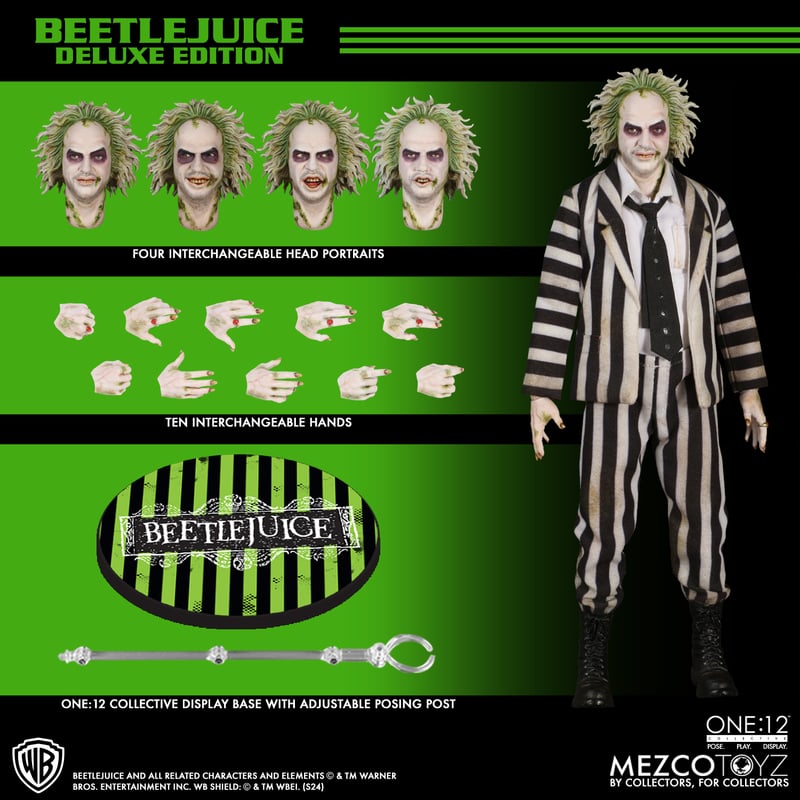 ONE:12 COLLECTIVE BEETLEJUICE DELUXE ACTION FIGURE