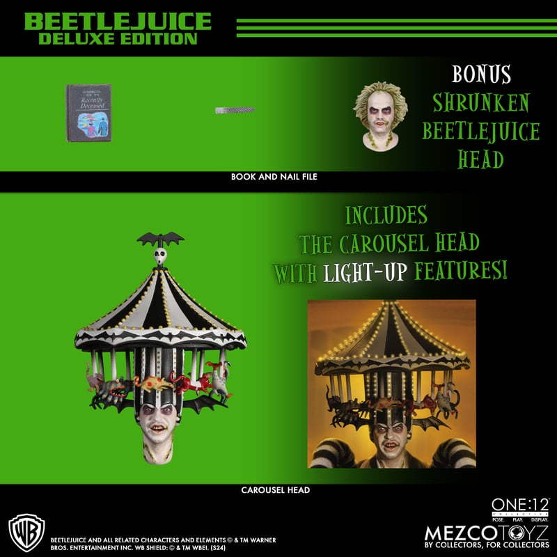 ONE:12 COLLECTIVE BEETLEJUICE DELUXE ACTION FIGURE