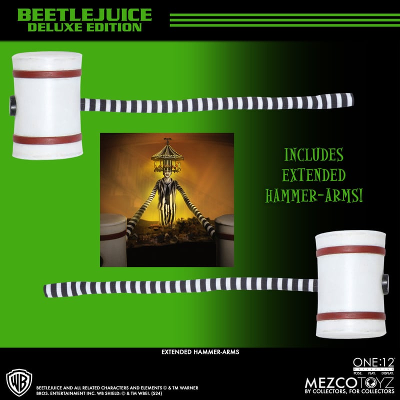 ONE:12 COLLECTIVE BEETLEJUICE DELUXE ACTION FIGURE