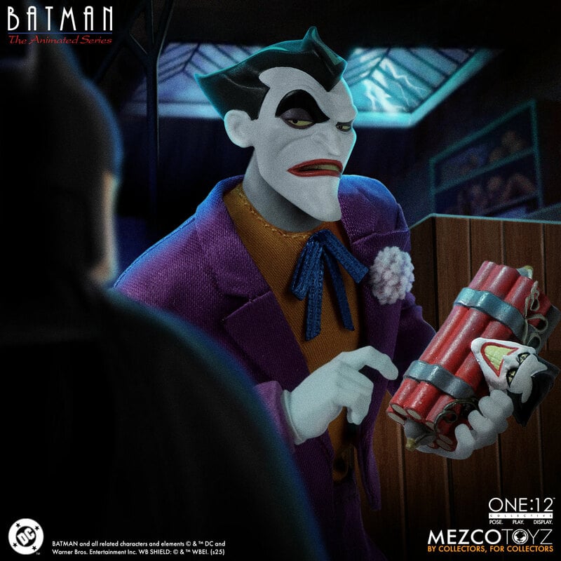 BATMAN THE ANIMATED SERIES JOKER MEZCO ONE:12 COLLECTIVE FIGURE - Action Figures - DC Comics