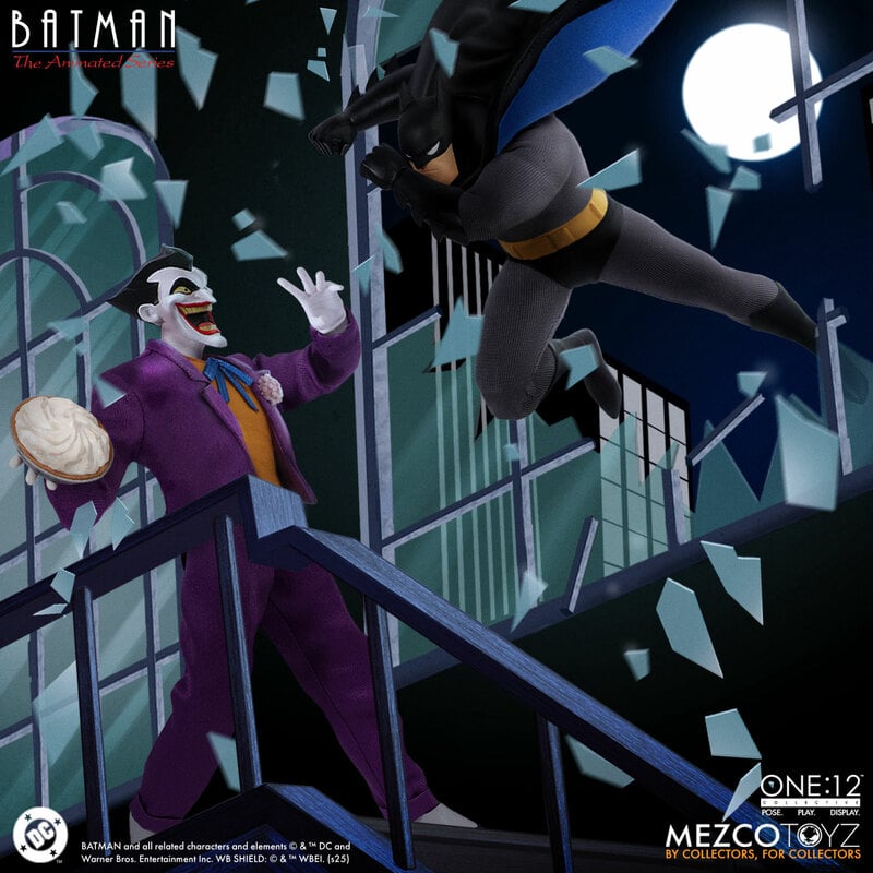 BATMAN THE ANIMATED SERIES JOKER MEZCO ONE:12 COLLECTIVE FIGURE - Action Figures - DC Comics