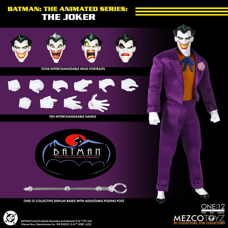 BATMAN THE ANIMATED SERIES JOKER MEZCO ONE:12 COLLECTIVE FIGURE - Action Figures - DC Comics