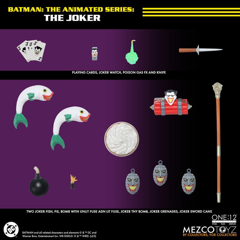 BATMAN THE ANIMATED SERIES JOKER MEZCO ONE:12 COLLECTIVE FIGURE - Action Figures - DC Comics