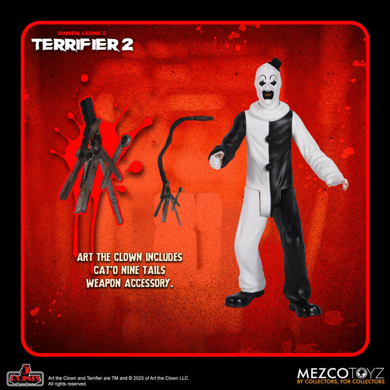 Terrifier 2 Art the Clown Mezco 5 Points Action Figure - Action Figures - Horror