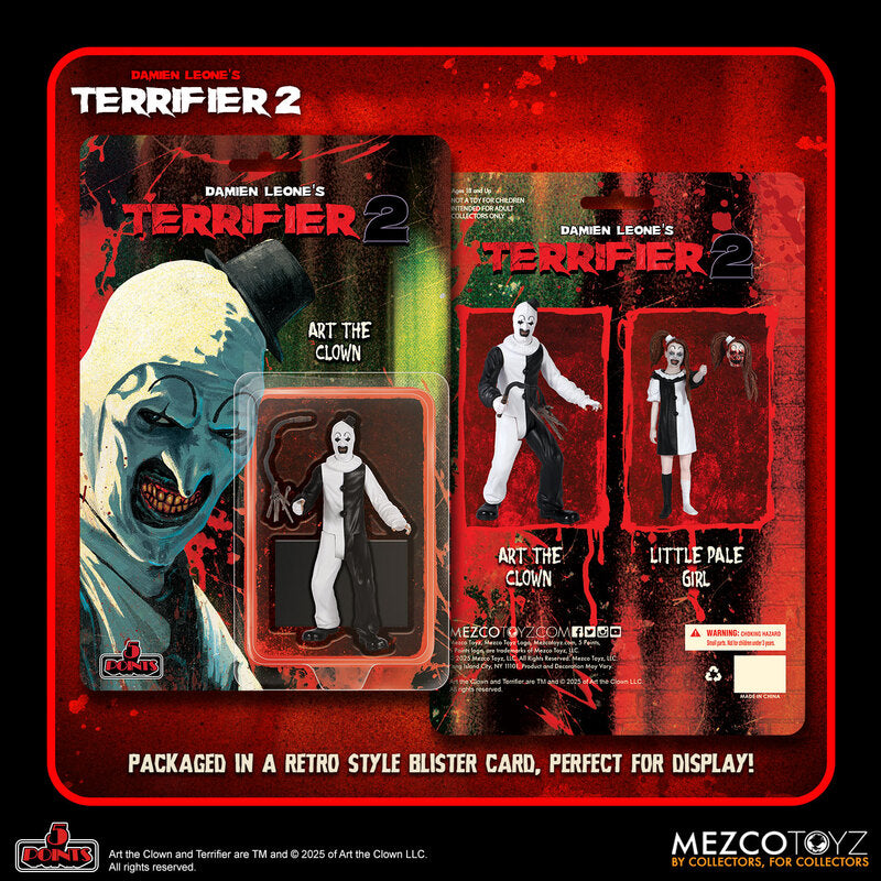 Terrifier 2 Art the Clown Mezco 5 Points Action Figure - Action Figures - Horror